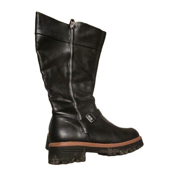 Avenue Women's Wide Width Myla Tall Shaft Boots - 10 W, Black, Plus Size - Picture 1 of 6